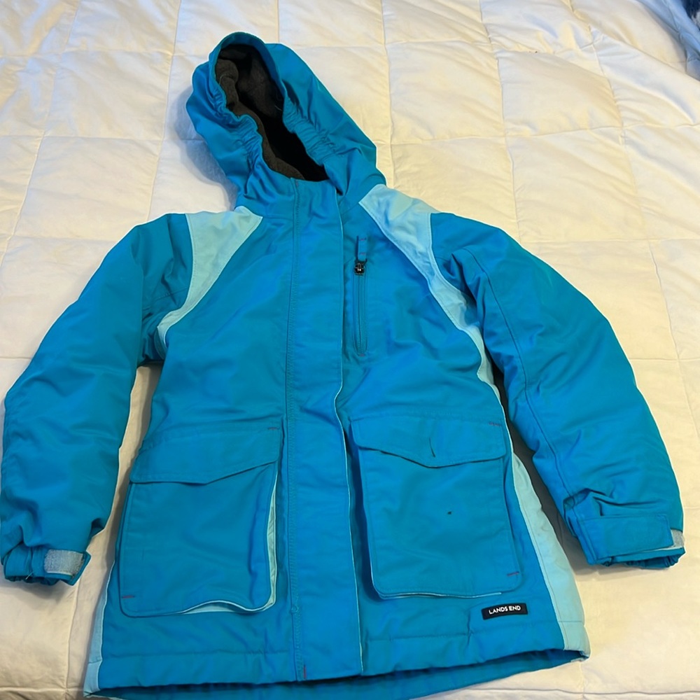 Girls size 5/6 Lands’ End coat
